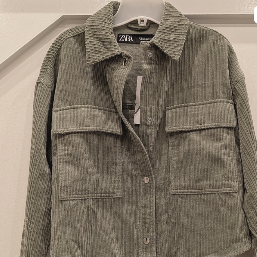 ZARA Jacket - Olive Green/Sage -XS/S